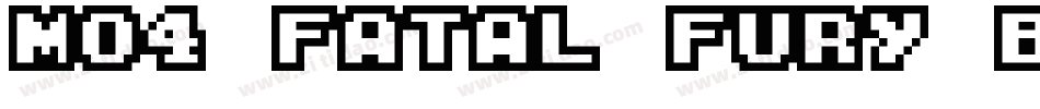 M04_FATAL FURY BLACK字体转换